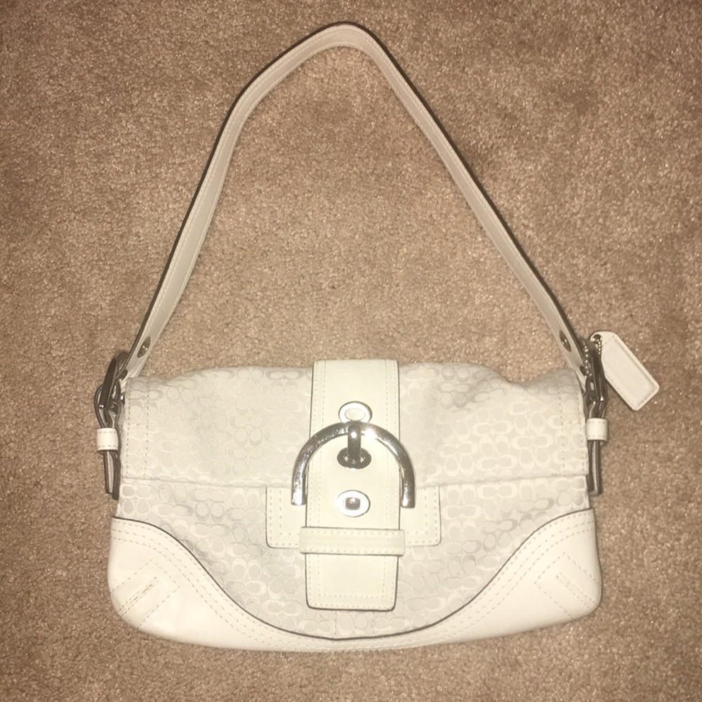 White Coach Handbag